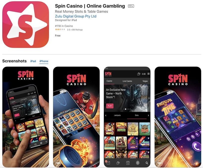 spin casino app