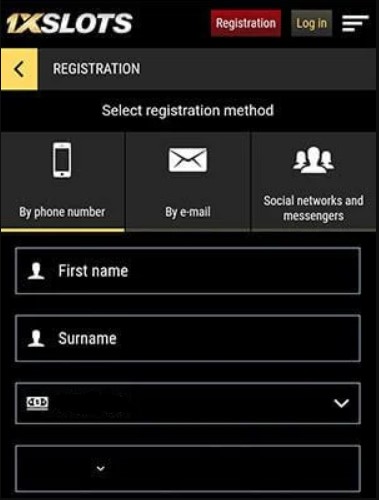 1xSlots Casino Registration
