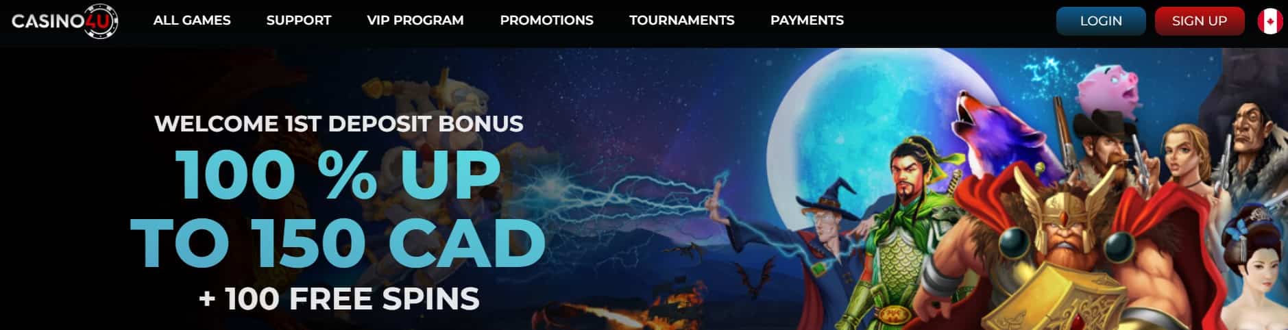 Casino4u Bonuses