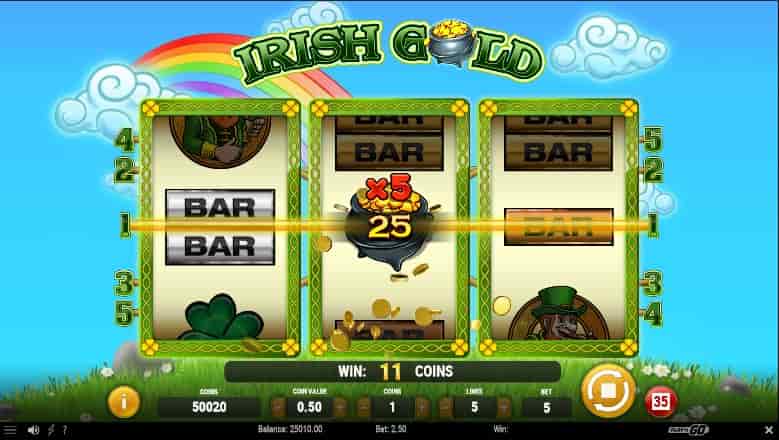 Irish Gold Slot Screenshot 2
