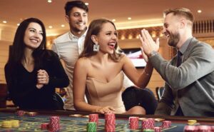 Lucky People Winning at Casino
