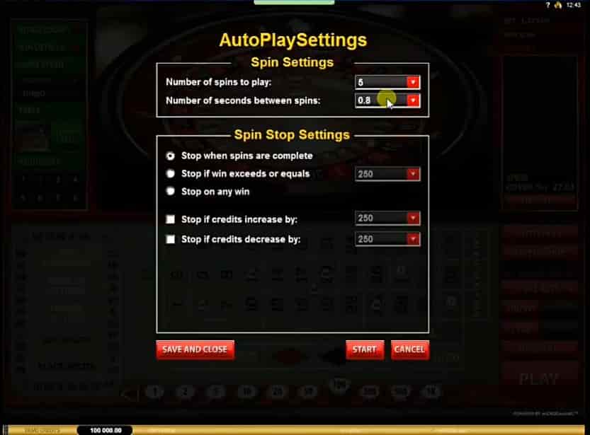 Premier Roulette Screenshot 2