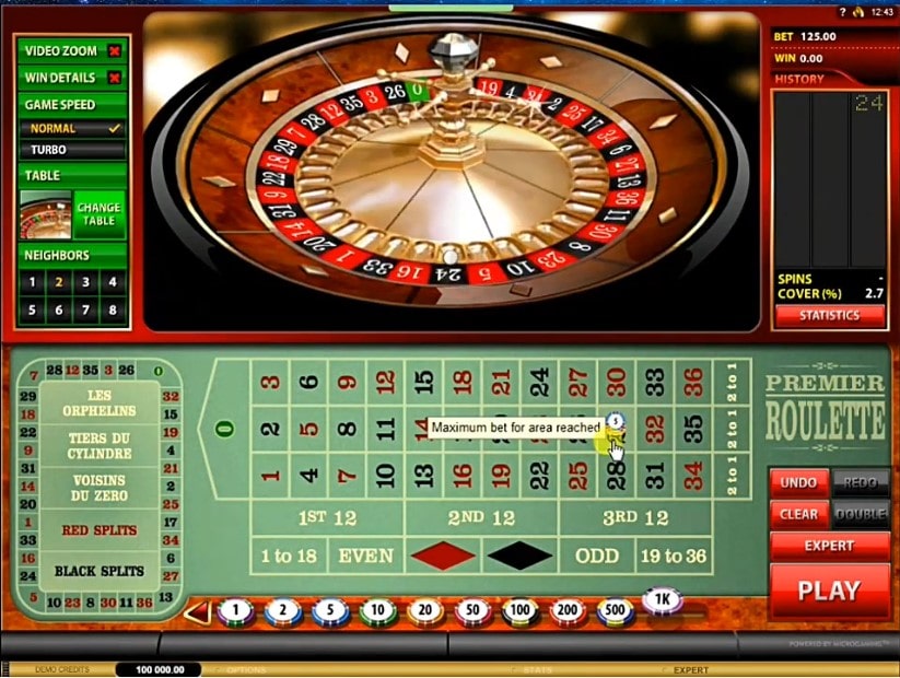 Premier Roulette Screenshot 3