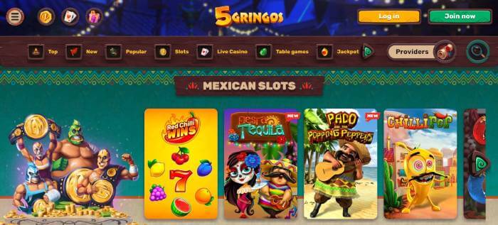5gringos Casino ScreenShot 1